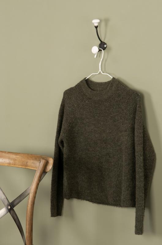 Klädhängare Väggkrok Kläder Emaljkrok Svart Metall 6,5x4x13cm