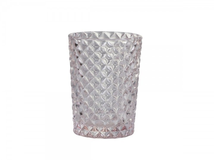 Badrumsdekoration Diamantutskärningar Kopp H10 / Ø7 cm pulver