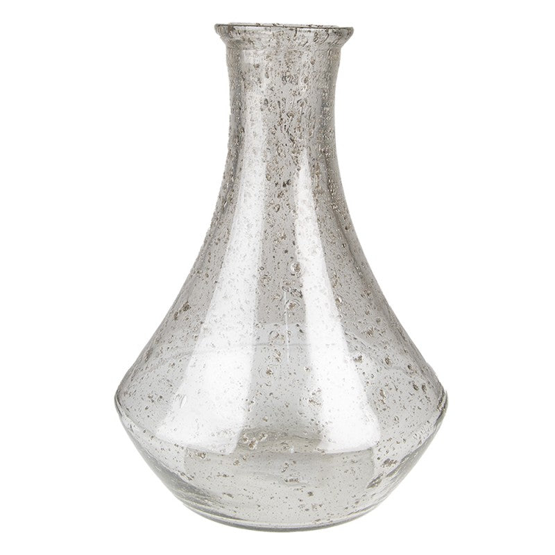Dekorativ Vas Glas Transparent Ø 22x30 cm