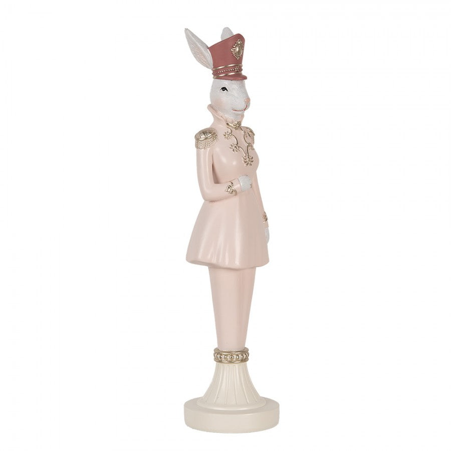 Påskdekoration Kanin 35 cm Vit Rosa