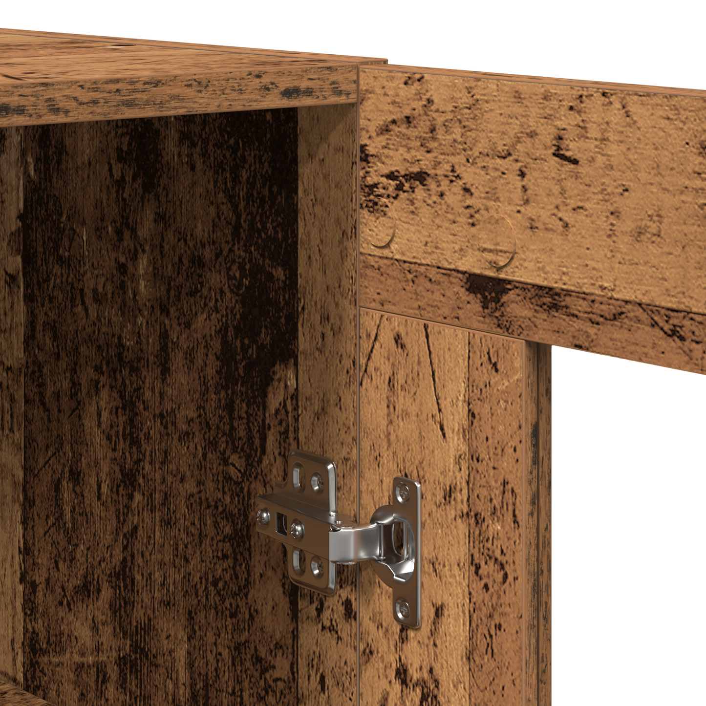 Skåp Åldrat Trä med väggskåp