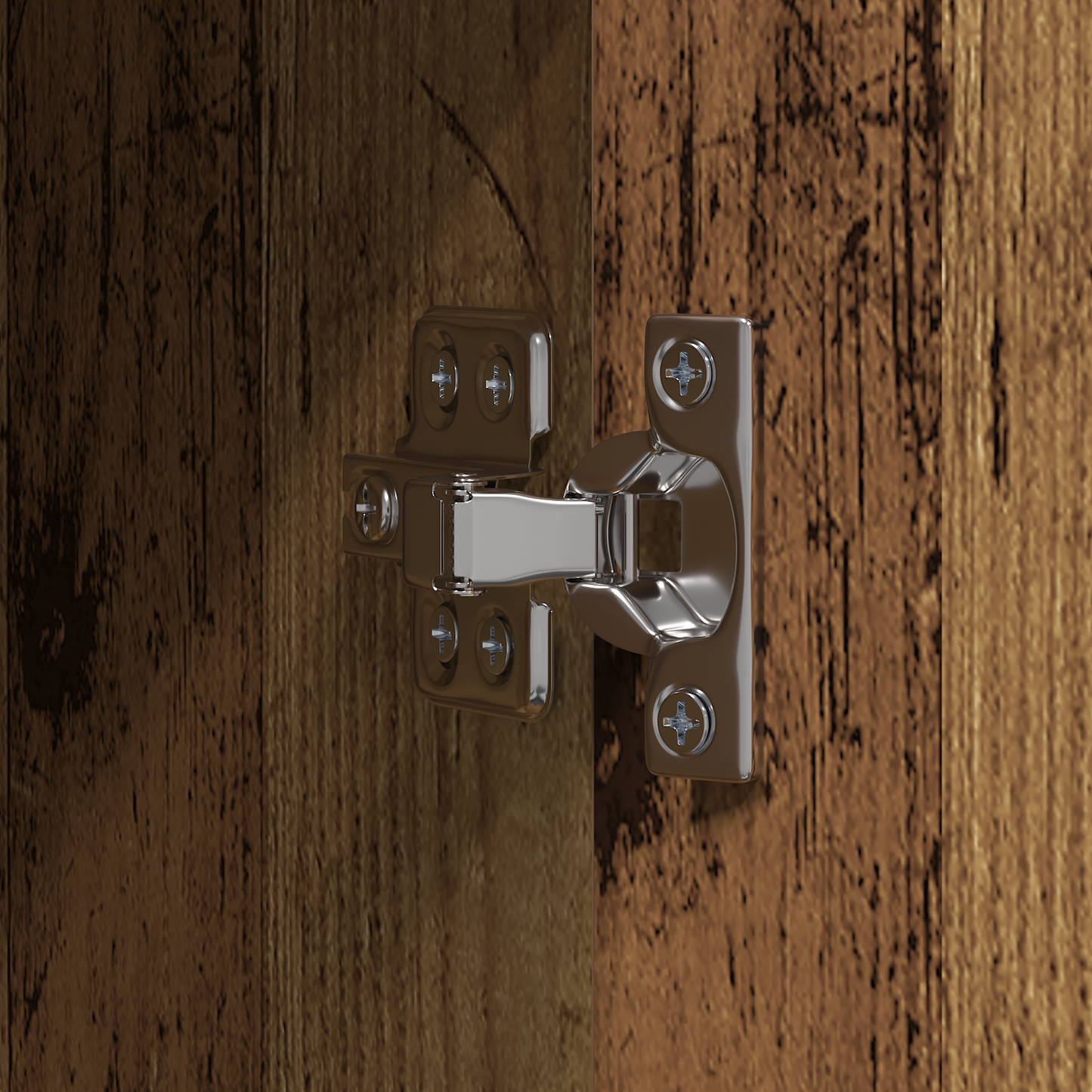 Skåp Åldrat Trä 40x42.5x185 cm