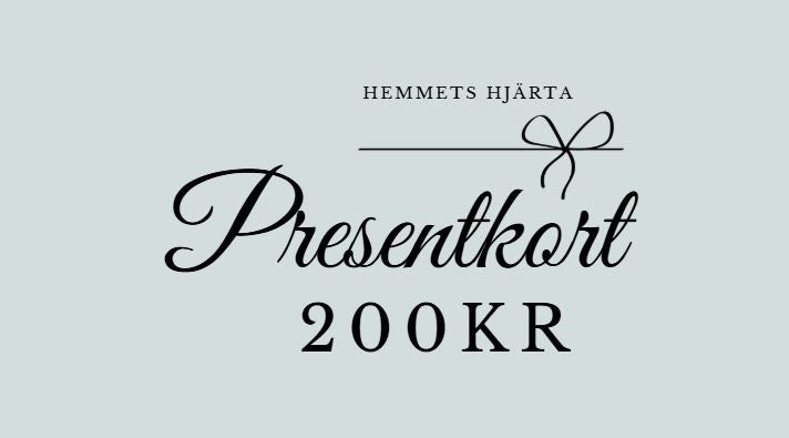 Presentkort 200