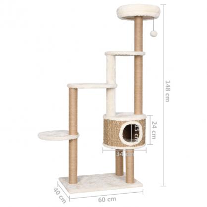 Kattmbel Klstrd med dyna och klspelare 148 cm sjgrs , hemmetshjarta.se