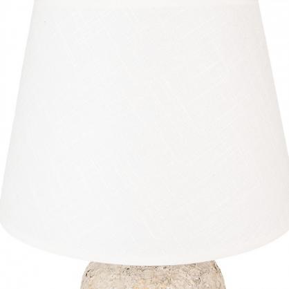 Bordslampa Beige  35x74 cm Terrakotta , hemmetshjarta.se