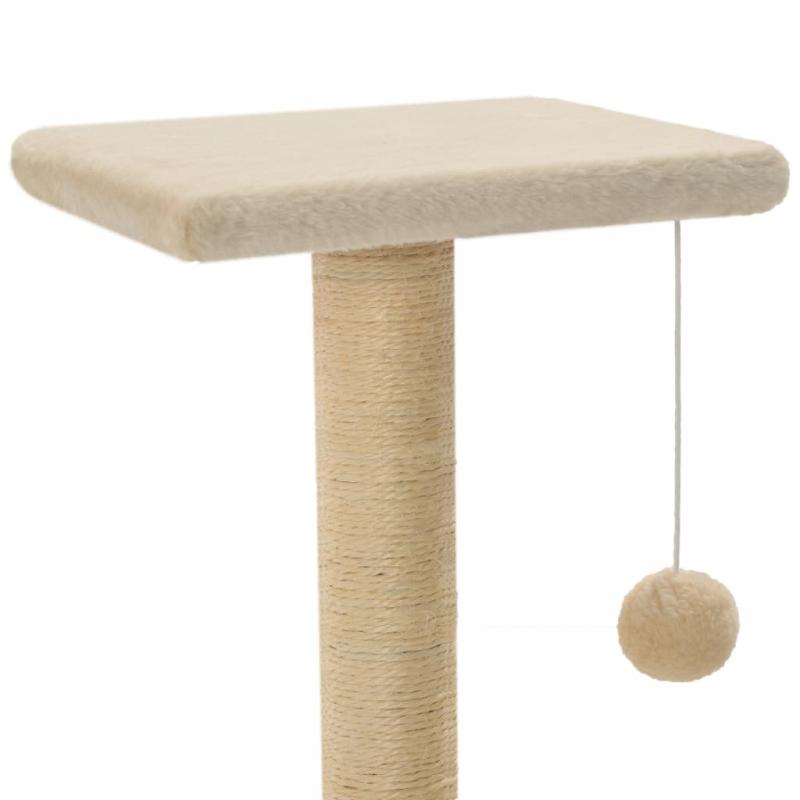 Kattmbel Klstrd med klspelare i sisal 65 cm beige , hemmetshjarta.se