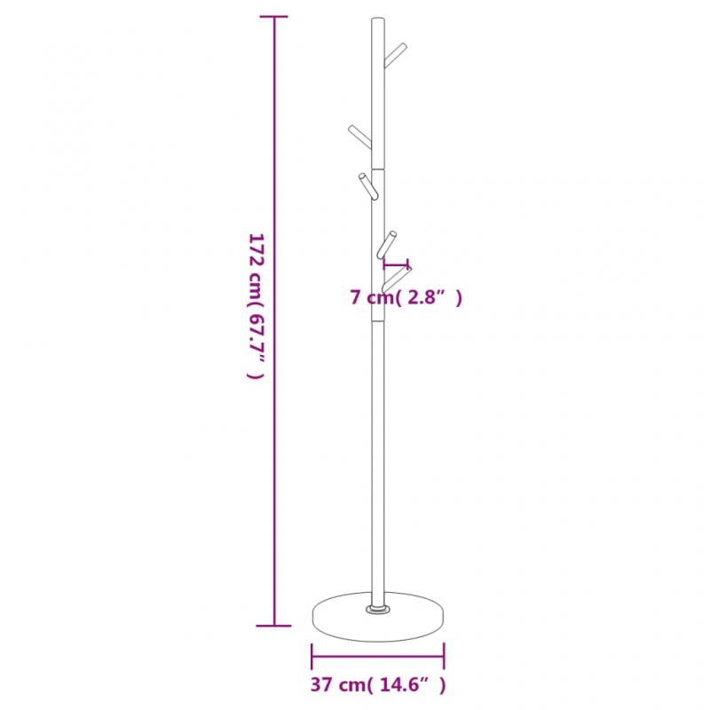 Kldhngare Kldstllning svart 172 cm pulverlackerat jrn , hemmetshjarta.se