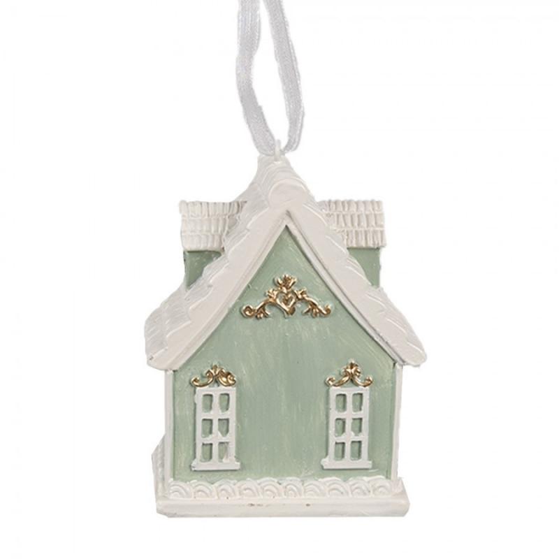 Julgranspynt 2-pack Pepparkakshus 6x4x8 cm Grn , hemmetshjarta.se