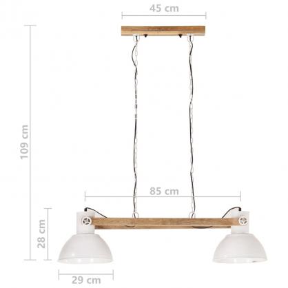 Taklampa Hnglampa industriell 25 W vit 109 cm E27 , hemmetshjarta.se