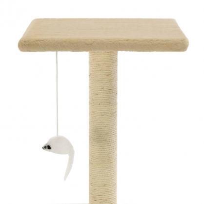 Kattmbel Klstrd med sisalpelare 95 cm beige , hemmetshjarta.se