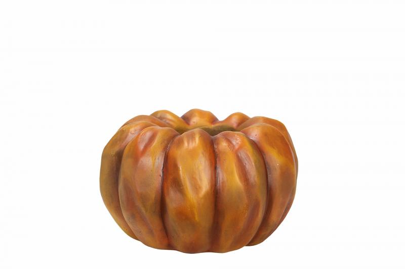 Ljuslykta/ ljusstake 2-pack Pumpa Orange Poly 11x7cm , hemmetshjarta.se