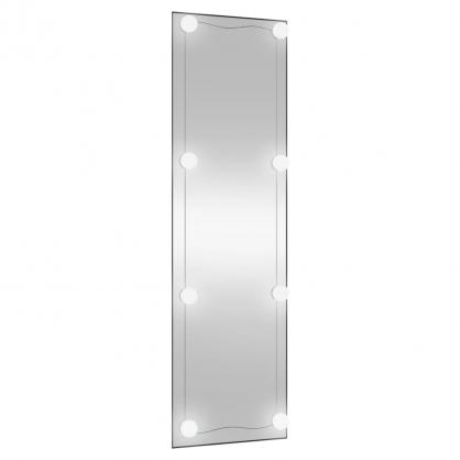 Vggspegel med LED-belysning 30x100 cm glas rektangulr , hemmetshjarta.se