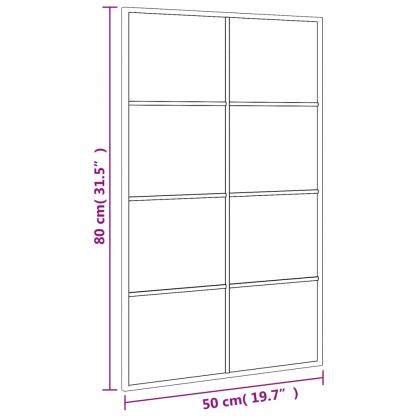 Vggspegel svart 50x80 cm rektangulr jrn , hemmetshjarta.se