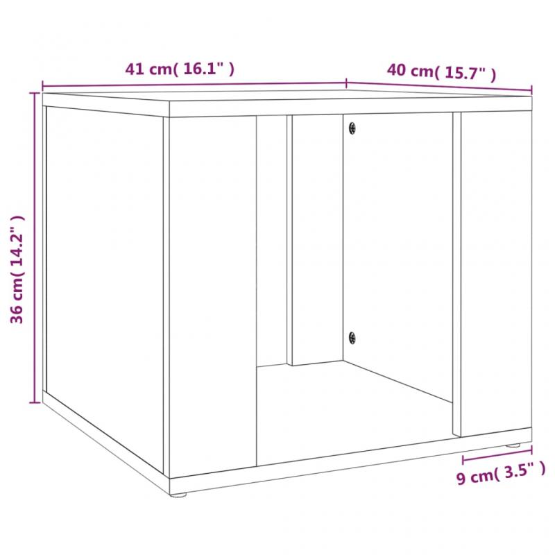 Sngbord Nattduksbord ek rkfrgad 41x40x36 cm , hemmetshjarta.se