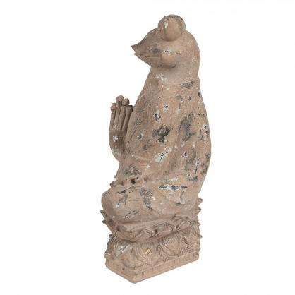 Dekoration Figur Groda Brun Polyresin (B/D/H) 27x17x37 Cm , hemmetshjarta.se