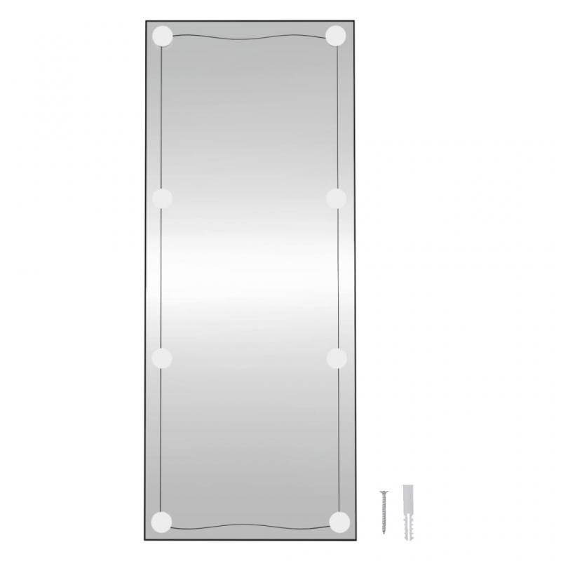 Vggspegel med LED-belysning 40x100 cm glas rektangulr , hemmetshjarta.se