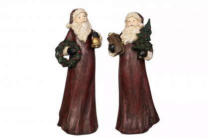 Juldekoration Tomte 2-pack Rustik Rd Mix 37cm , hemmetshjarta.se