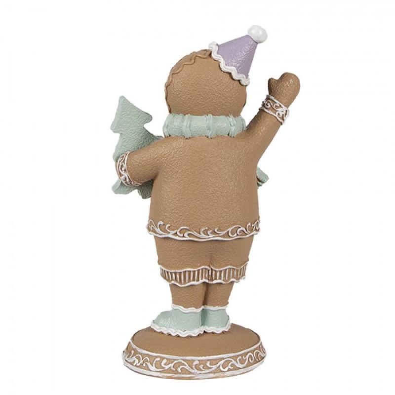 Juldekoration Pepparkaksgubbe 16 Cm Brun polyresin , hemmetshjarta.se