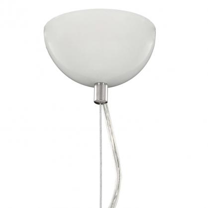 Taklampa Pendellampa vit och silver  50 cm E27 , hemmetshjarta.se