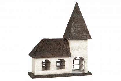 Kyrka polyresin10x28x34cm , hemmetshjarta.se