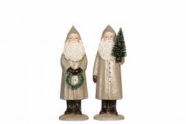 A Lot Decoration - Juldekoration Tomte Noel Mix Poly 2-pack 8x24,5cm , hemmetshjarta.se