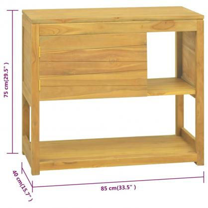 Badrumsskp 85x40x75 cm massiv teak , hemmetshjarta.se