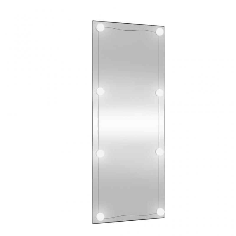 Vggspegel med LED-belysning 40x100 cm glas rektangulr , hemmetshjarta.se