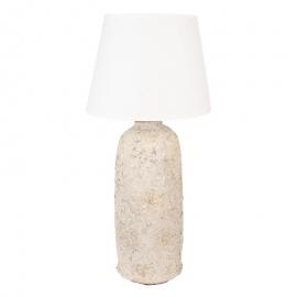 Bordslampa Beige Ø 35x74 cm Terrakotta , hemmetshjarta.se