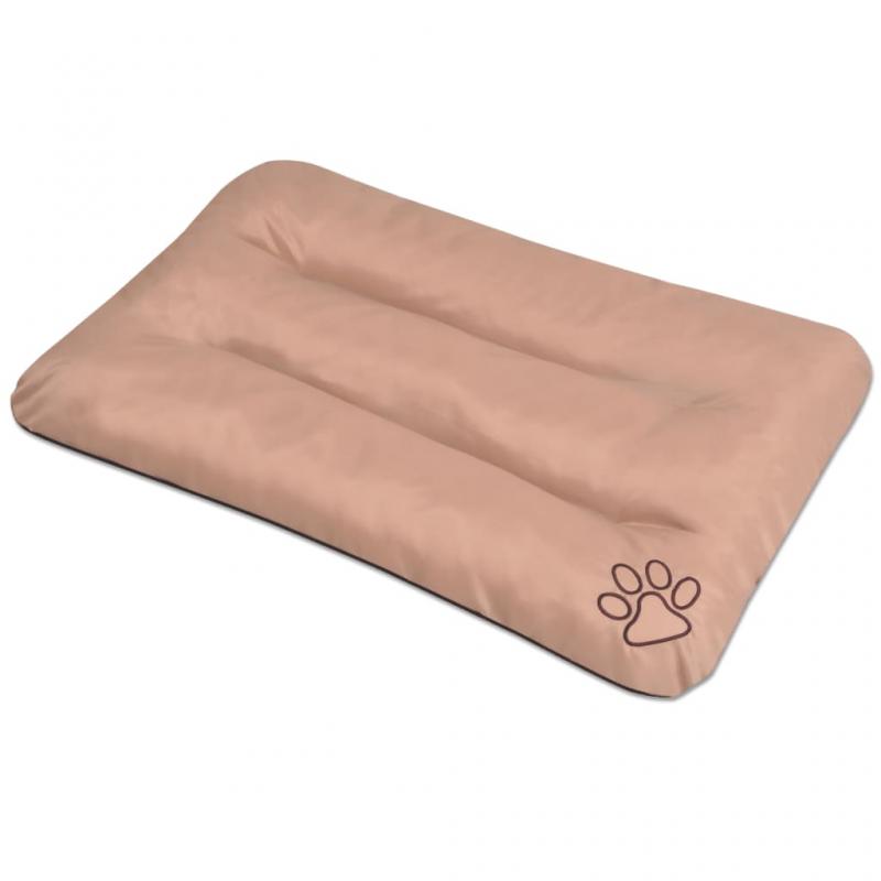 Hundmadrass storlek 115 x 70 x 12 cm beige , hemmetshjarta.se