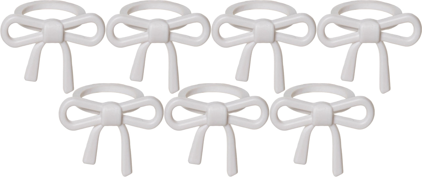 Adventsljusstake Ljusmanschett 7-pack Vit