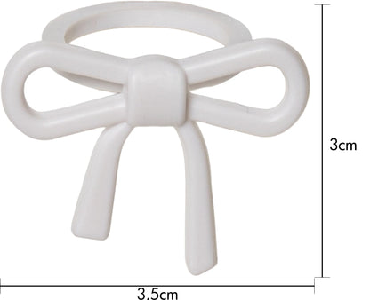 Adventsljusstake Ljusmanschett 7-pack Vit