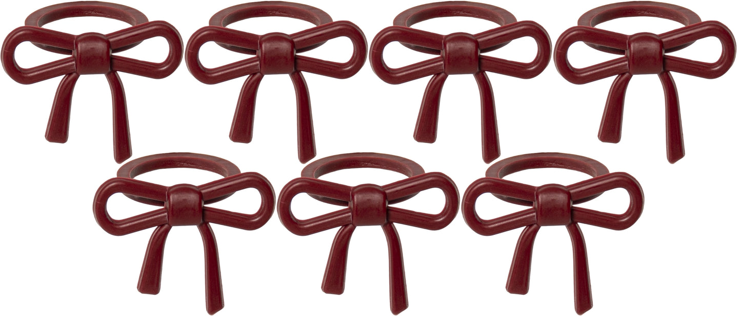 Adventsljusstake Ljusmanschett 7-pack Röd