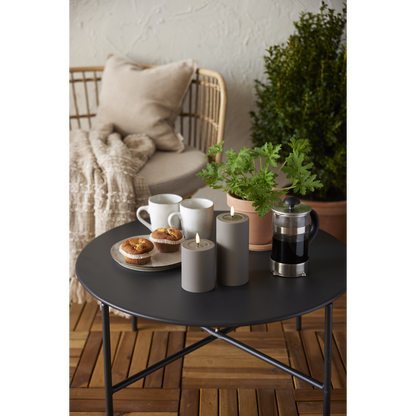 LED Blockljus UTOMHUS Flamme Soft Mullvad 17,5 cm