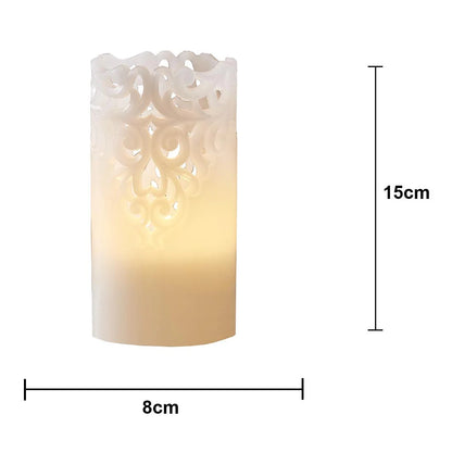 Batteridrivet LED Blockljus Clary 15 cm