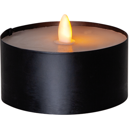 LED Utomhusmarschall svart plåt och vax