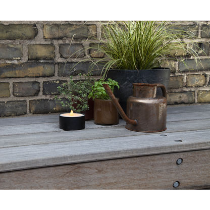 LED Utomhusmarschall svart plåt och vax