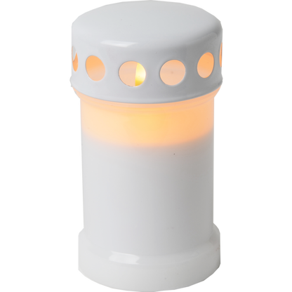 Gravdekoration LED Gravljus Serene Vit 13,5 cm