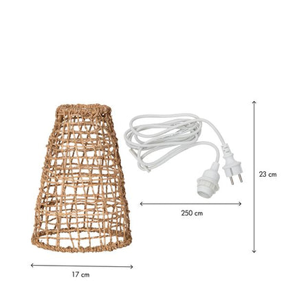 Div. Trädgårdsbelysning Lampskärm + sladdställ för utomhus 23cm