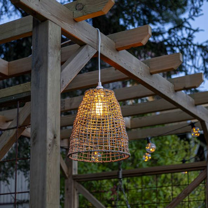 Div. Trädgårdsbelysning Lampskärm + sladdställ för utomhus 33 cm