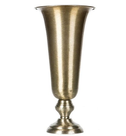 Blomkruka Pokal/Vas Tara Borstad Mässing 42 cm