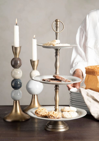 Ljusstake Kronljus Multi Stone 26 cm HH