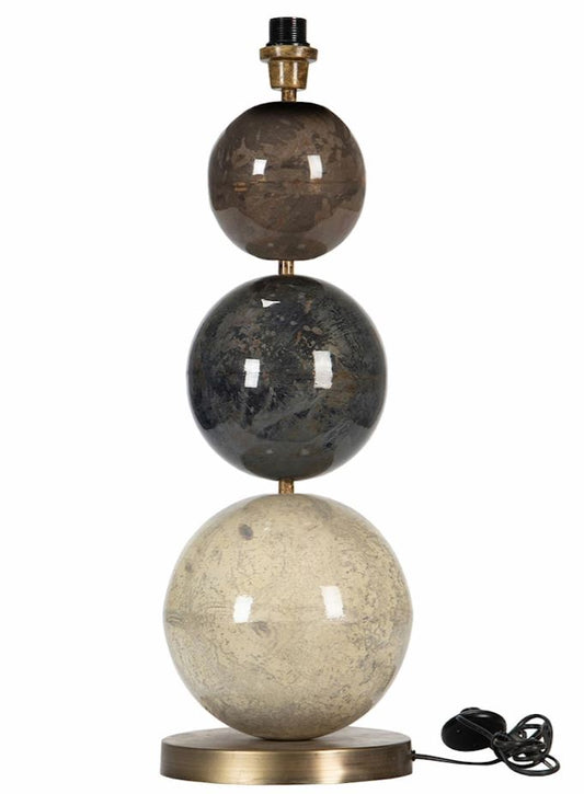 Bordslampa Lampfot Multi Stone 3 78 cm
