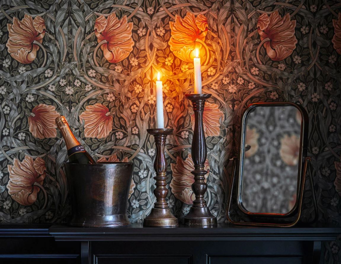 Ljusstake Isadora Bränd Mässing 11x40cm