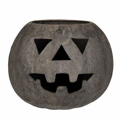 Ljuslykta/ Marschallhållare Pumpa Metall 22 cm