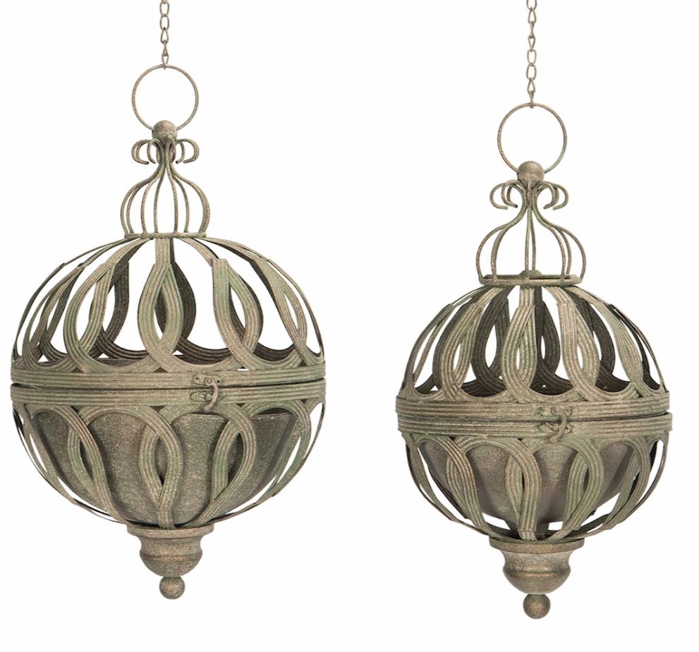 Blomkruka Ampel Planteringsbur 2-pack Grön