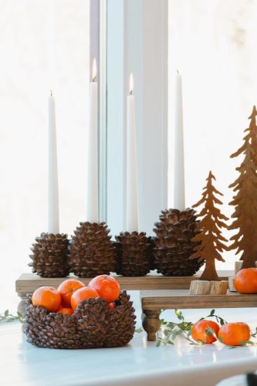 Julljusstake Tallkotte 13x36x13cm