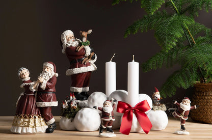 Juldekoration Inomhus 2-pack Tomtar Skridskor Mix