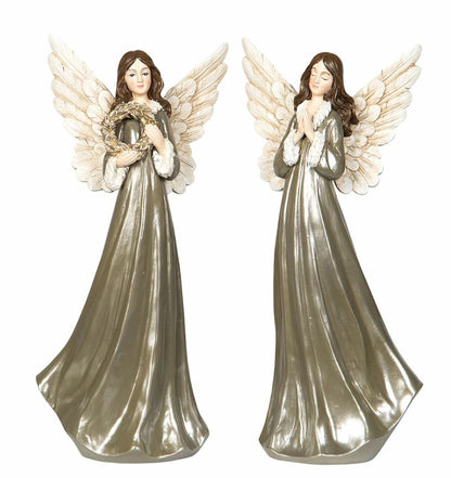 Juldekoration Inomhus Ängel 2-pack Mix 26 cm