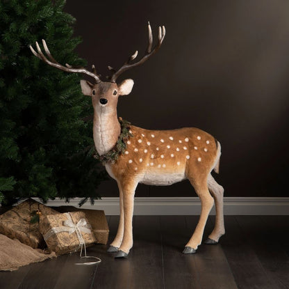 Juldekoration Inomhus Dovhjort Hane 115x45x117cm