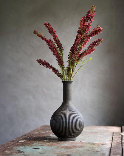 Konstgjord växt 6-pack Finnskräppa Mörkrosa 87 cm